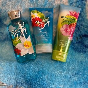 Bath and body works set (A beautiful day)